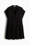 Crinkled tunic dress