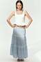 Lace-inset maxi skirt - 4