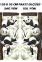 Forest Friends Woodland Panda Family Wall Sticker Set - 3