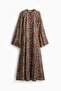 Trumpet-sleeved dress