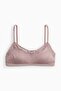 Padded soft jersey bra