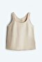 Leather vest top