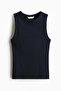 Ribbed vest top