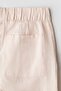 Knee-length linen shorts - 5