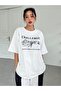 Λευκό μπλουζάκι Oversize Challenge Printed - 4
