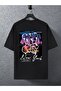 Bear New York Printed Oversize Men's T-shirt Casual Boyfirend - 3