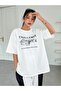Λευκό μπλουζάκι Oversize Challenge Printed - 5