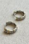 Caprea X Mark Earrings for Women Silver Color Tarnish Steel Earrings