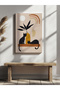 Cat Bohemian Home Office Kitchen Living Room Wall Decoration Canvas Painting - 2
