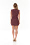 Bürümcük Fabric Back Zipper Dress - 7
