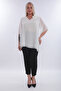 22502 Feather Flower Brooch Short Sleeve Chiffon Evening Dress (R) (C104) - 4