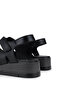 Women's Genuine Leather Black Leather Heeled Sandals - 5