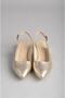 Seç 789 Women's Shoes with Genuine Leather Heels (4.5 cm) Gold - 4