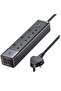 6-in-1 30W GaN Power Strip PD Fast Charging Surge Overheat Overcurrent Protection 2 USB-C 1 U