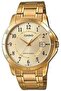 Men's Watch - MTP-V004G-9BUDF Gold Dial, Gold Band