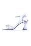 Fashion Shoes 532 Transparent Heels with Shiny Stones 7cm - 3