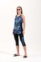 2266_2-Piece Pool/Sea Swimsuit with Strappy Inner Lining and 4/3 Tights