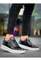 Avenger Black Patent Leather Detailed White High Sole Casual Men's Sports Shoes - Kbc - 4