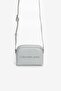 Striped Sculpted Camera Bag - Cross Strap