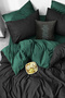 Duvet Cover Set with Fitted Sheet Double Military-Black BlackMilitary - 2