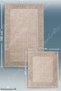 Cotton Woven & Tufted Water Absorbent Bath Mat Set, Bathroom Rug Domi̇nomoss Set of 2 60X100-60X50 Beige - 6