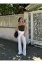 Scuba Crep Spanish Leg Buttoned Pants - 5