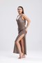 Women's Knitwear Knitted Openwork Button Detail Beach Dress - 2