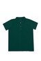 Polo Neck Short Sleeve Khaki School T-Shirt - 2