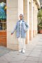 Women's Stone Detailed Beaded Jeans Jacket - 4