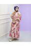 Women's Ethnic Patterned Modal Fabric Saw Dress