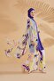 Patterned Colorful Kimono Kaftan P2332 - 4