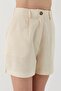 Linen Shorts Natural - 4