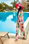 Patterned Colorful Kimono Kaftan P2410 - 2