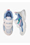 Colourblock Sneakers with Hook and Loop Closure