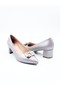 Women's Genuine Leather Heeled Shoes - 3