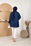 Women's Jeans Jacket with Stone Detail Pocket - 8