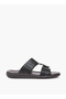 Buckle Accent Slip-On Arabic Sandals - 2