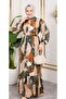 Women's Viscosite Testettur Dress with Belt - 4