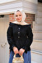 Women's Skirt Pleated Shirt Black - 4