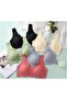 Light Seamless No Ever Feeling Zero Gram Elegant Ghost Bra Set of 3 Skin Gray Mint Green