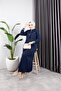 WOMEN'S BUTTONED COTTON GABARDINE COAT - 3