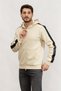 Erkek Kapüşonlu Sweatshirt Bej - 2