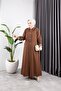 WOMEN'S BUTTONED COTTON GABARDINE COAT - 4