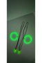 Phosphorescent Cat Eye 2-Piece Bracelet, Necklace Set-Glow in the Dark-Loving Friend Family Combination Accessory