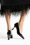 Black Patent Leather Vegan Leather 7cm Thin Heels Memory Pads Pointed Toe Daily Office Evening Dress Stiletto - 4