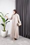 WOMEN'S BUTTONED COTTON GABARDINE COAT - 4