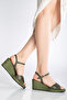 Genuine Leather Wedge Heel Sandals from Size 33-34-35 to Size 41-42-43-44-45 - 4