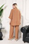 Kimono Cardigan 2-Piece Set, Wrinkled Fabric, Summer, M-6Xl - 8