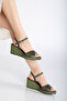 Genuine Leather Wedge Heel Sandals from Size 33-34-35 to Size 41-42-43-44-45 - 3
