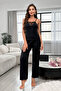 Vanessa Women's V Tulle Detailed Strappy Pajama Set - 2